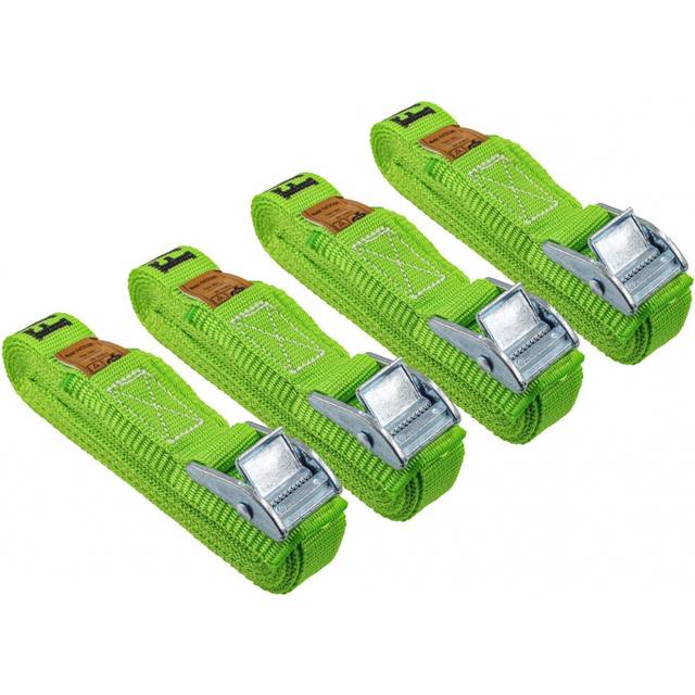 Faithfull Cam Buckle Tie-downs 5m X 25mm, 4 Piece
