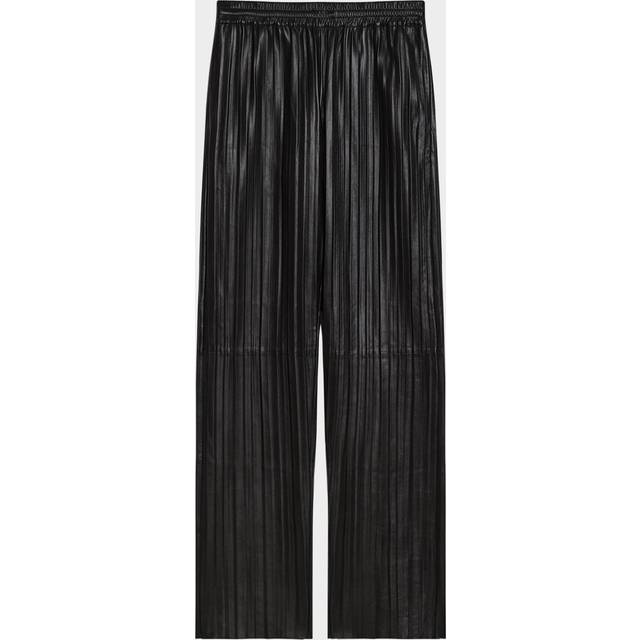 Helmut Lang Pleat Leather Car Trouser