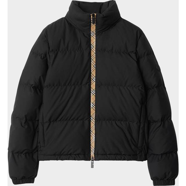 Ambleside Down Jacket with Burberry details - S - Black