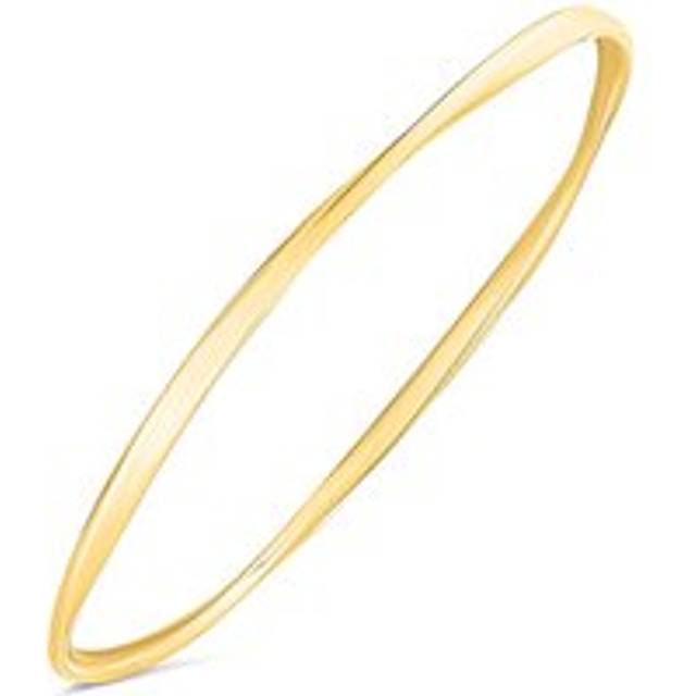 Yellow Gold Plated Bangle - Silver/Gold Plated