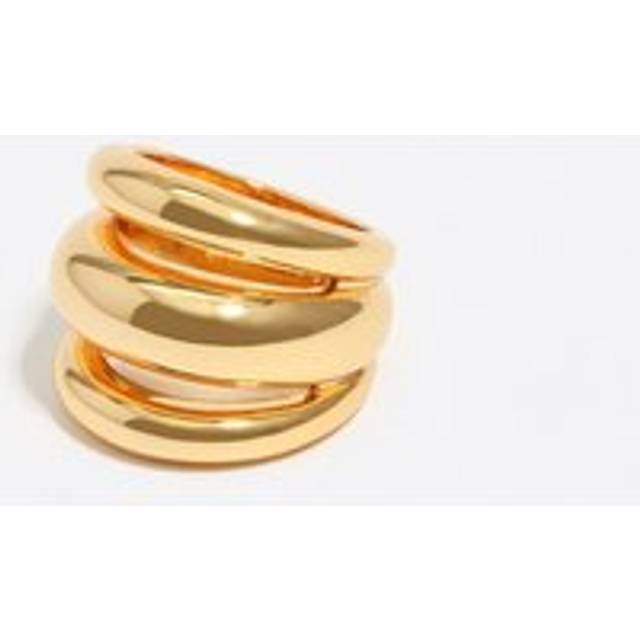 Golden bands ring - GOLD - 16