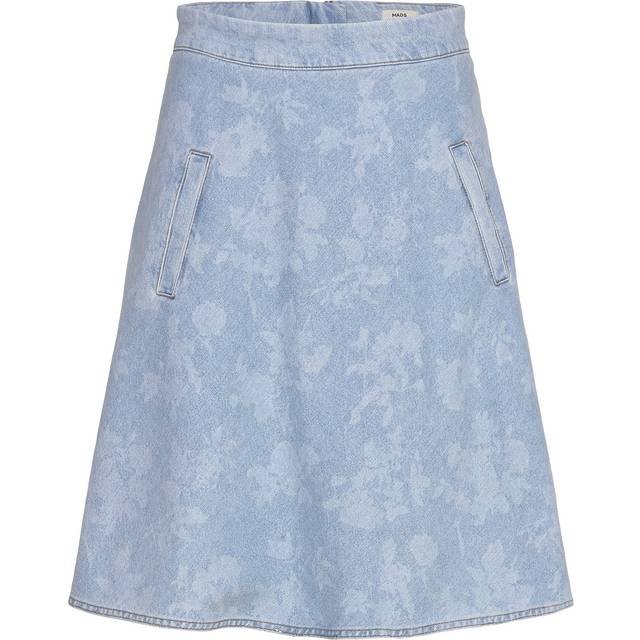 Mads Nørgaard Copenhagen Art Denim Stelly Skirt Kvinde - Blue