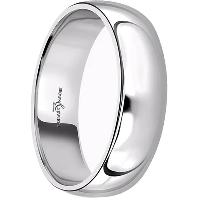 9ct White Gold 6mm Wedding Ring
