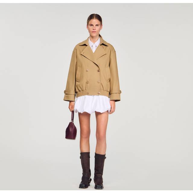 Trench court oversize - Beige - 40