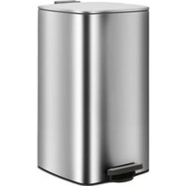 Stainless Steel 30 Liter Step On Kitchen Trash Can - Chrome