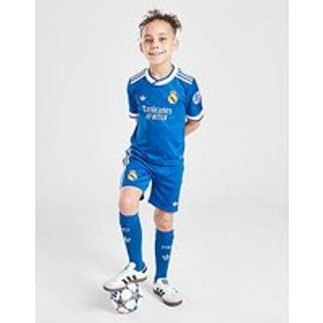 '25-'26 Real Madrid Third Mini Kit Toddler's Blue 2-3 Toddler Polyester Made By: Adidas