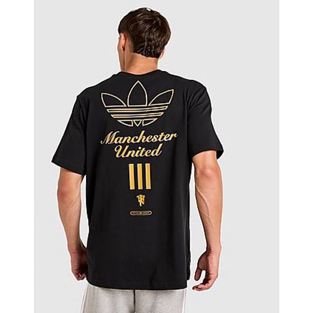 Manchester United adidas Icon Graphic T-Shirt - Black