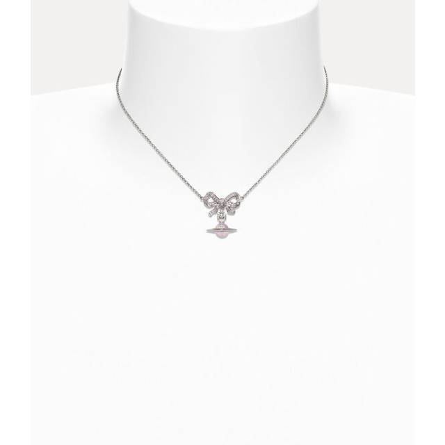 Vivienne Westwood Octavie Choker Platinum-pink-pink-cz Platinum-pink-pink-cz Women - PLATINUM-PINK-PINK-CZ - ---
