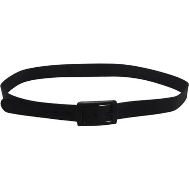 Men's Women's Silicone Belt Rubber Plastic Buckle Plain Leather 2910