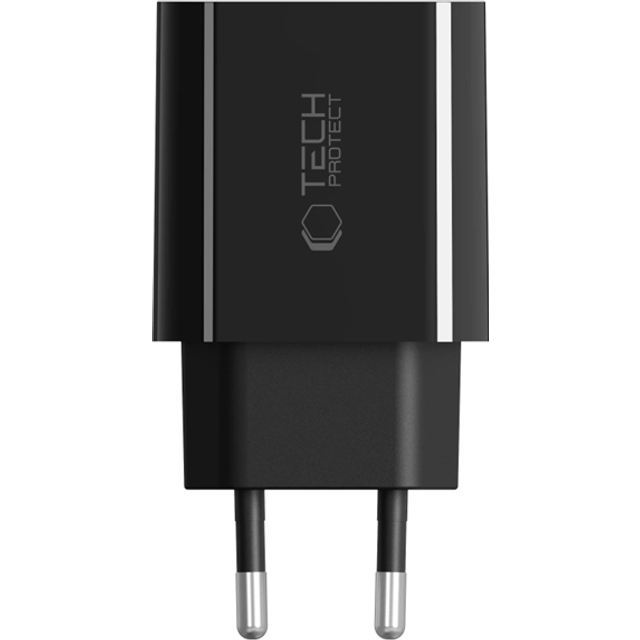 Tech-Protect PD20W Netoplader Sort