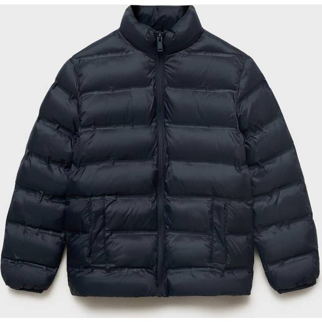 Quilted jacket navy - Kids - 6 - MANGO KIDS - Navy