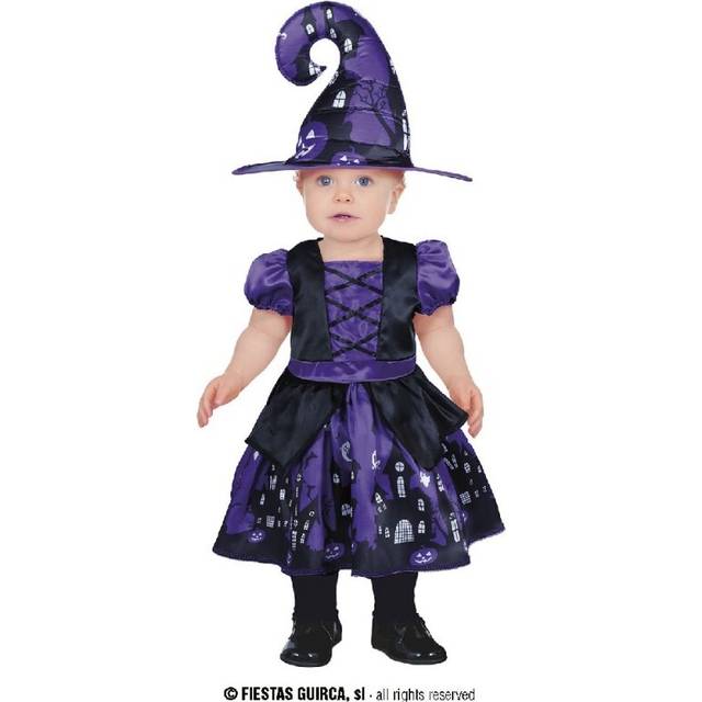 Fancy Dress Child Witch - Black - 1-2 Years