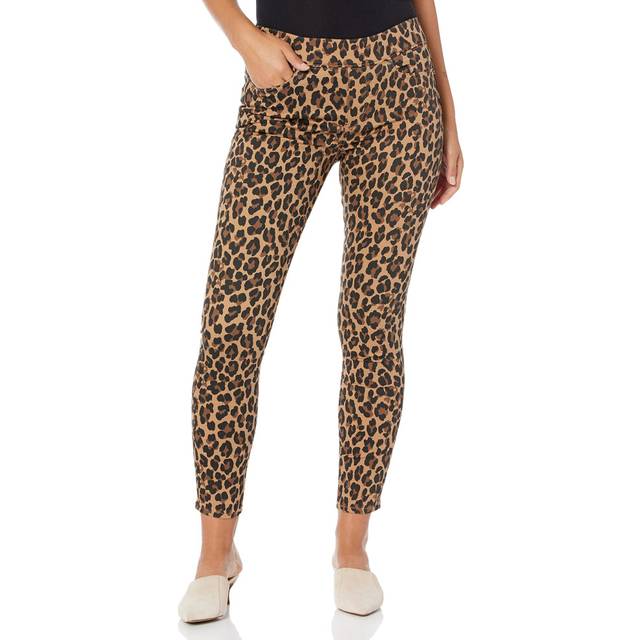 Levi Strauss Signature Gold Women's Totally Shaping Pull-on Skinny Jeans Available in Plus Size  Kalahari Cheetah Brown  2 Long