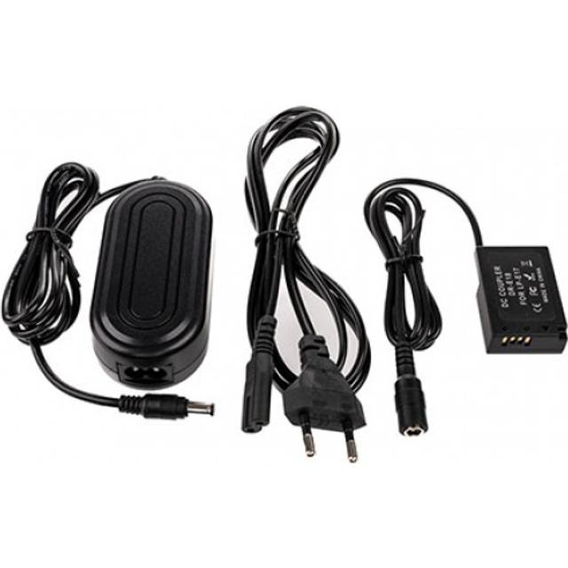 Caruba Canon LP-E17 (DR-E18) dummy battery + AC-E6 mains adapter