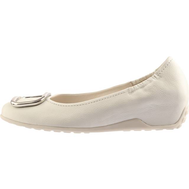 Högl Ballerinaer Med Skjult Kilehæl - Beige