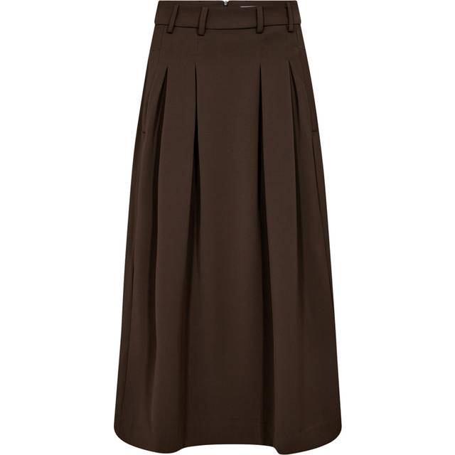 Co'Couture, Kjol, Dam, M, Polyester, Veckad kjol med bältesögglor