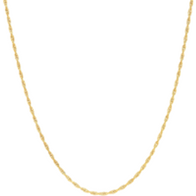 9ct Solid Gold Italian Rope Chain Necklace