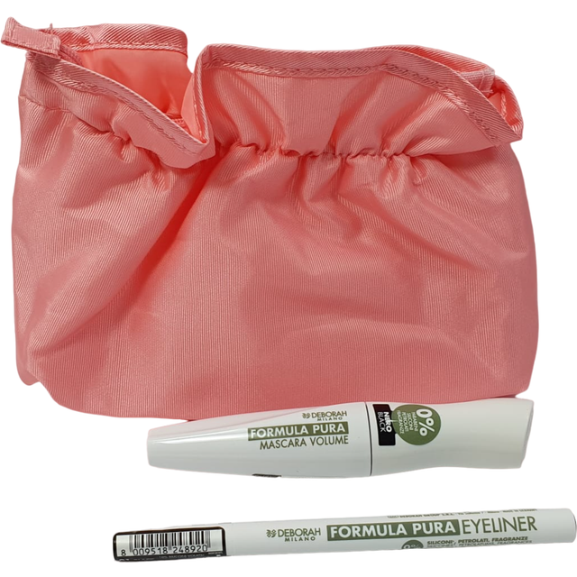 Deborah Milano Pure Formula Volumizing Black Mascara Gel Eyeliner Sort