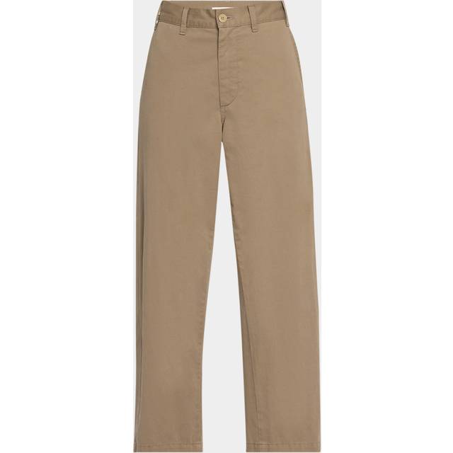 Zalenka Mid-Rise Chino Pants - TAUPE - 4