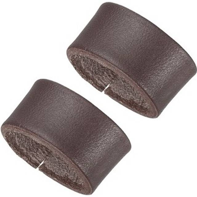 2 Pcs Leather Loop Keeper Belt Keeper For 0.7/0.9 Wide Belts Coffee