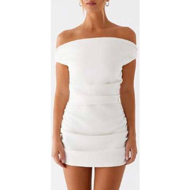 SHEIN Formal Strapless Graduation Mini Dress Bodycon Ruffle Party Tube Dress Elegant Backless Homecoming Dresses For Women