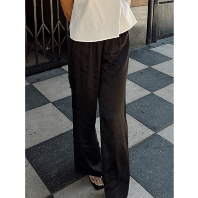 SHEIN Women&#39;s Y2k Baggy Straight Leg Sweatpants Casual Solid Color Elastic High Waist Loose Long Trousers Streetwear Loungewear
