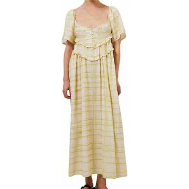 SHEIN Womens Summer Maternity Dress 2025 Short Sleeve Low-Cut Boho Maxi Dress Loose Swing Dress Casual Beach Long Sundresses