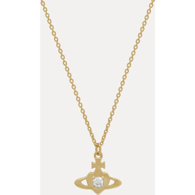 Vivienne Westwood Noella Pendant Necklace Gold Silver / Cubic Zirconia Women - ---