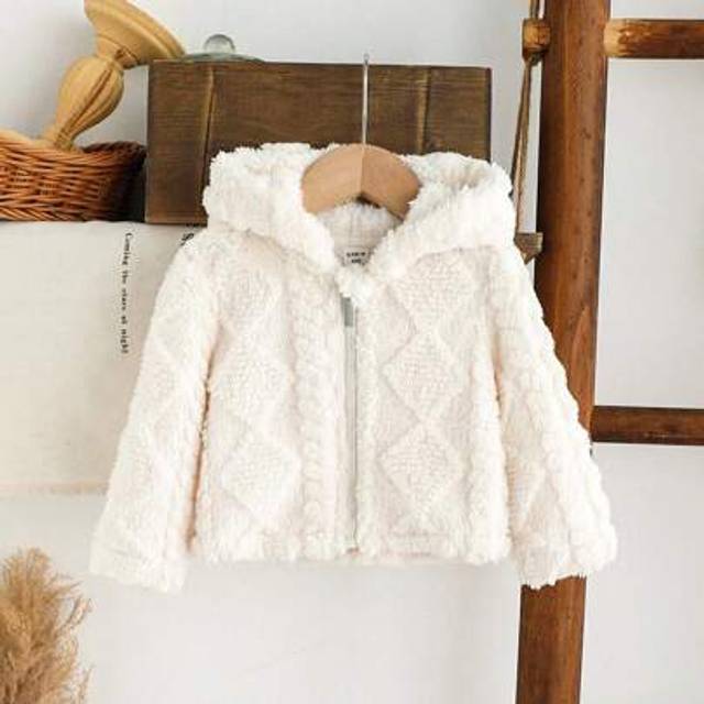 SHEIN Baby Girl Spring&Autumn Casual Style Coat Short Sleeve Cardigan