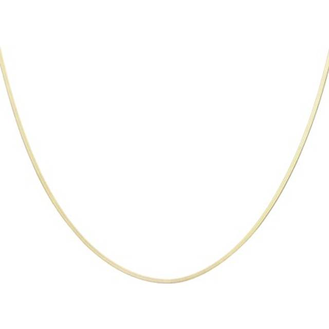 Herringbone Necklaces 2mm 24 Long Stainless Steel Snake Chain Necklace, Gold