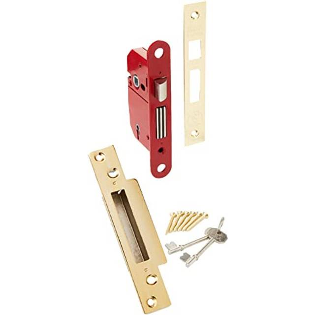 ERA BS 5 Lever Fortress Sashlock 64mm Brass