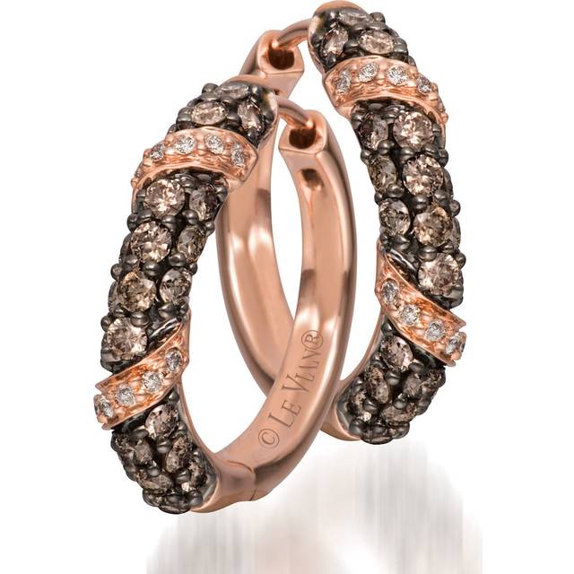 Le Vian 14ct Rose Gold 0.95ct Choc Diamond Earrings