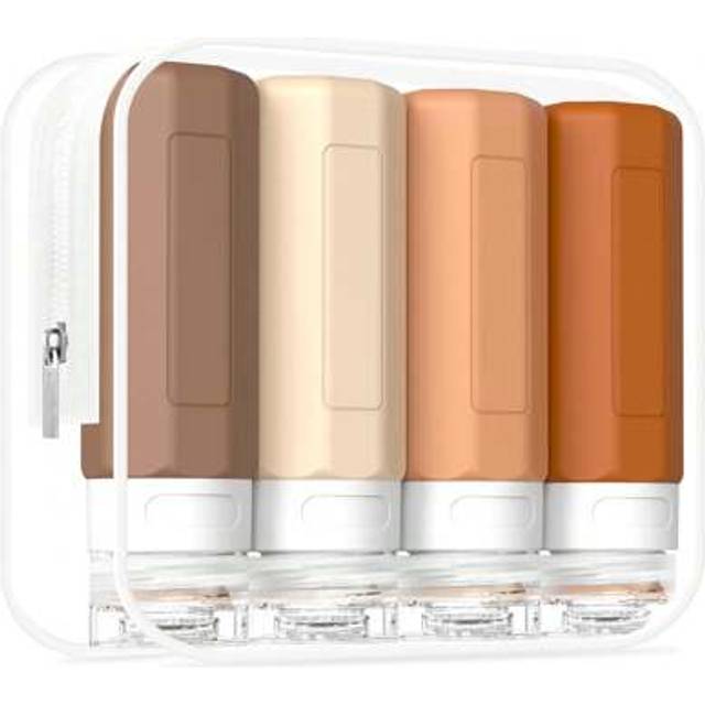 SHEIN Travel Bottle Set, Shampoo, Cosmetics, Lotion Refillable Silicone Containers