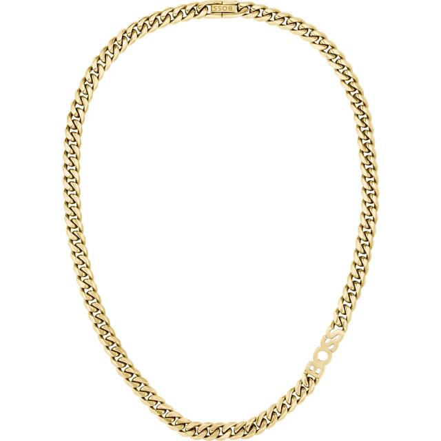 BOSS Gents Kassy 8Mm Ip Chain Necklace - Gold, Gold, Women