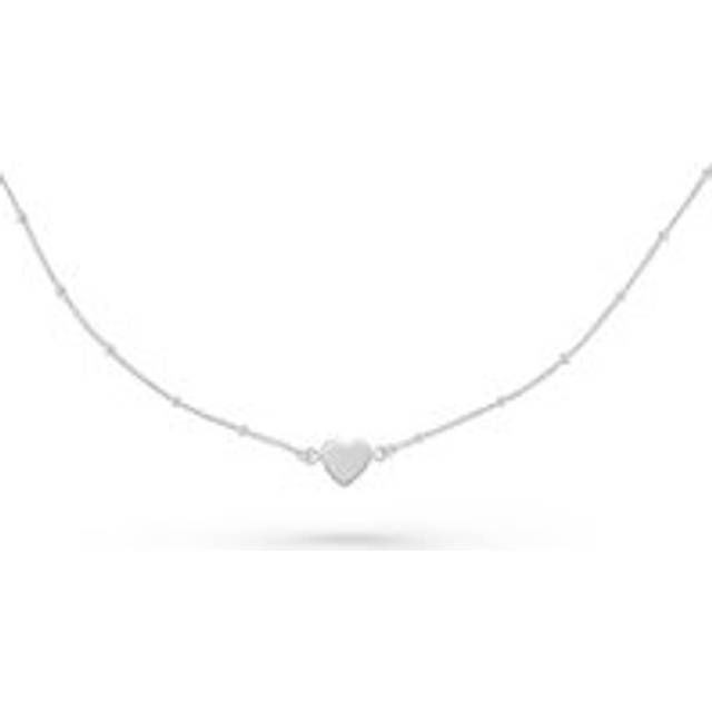 Silver Heart Anklet
