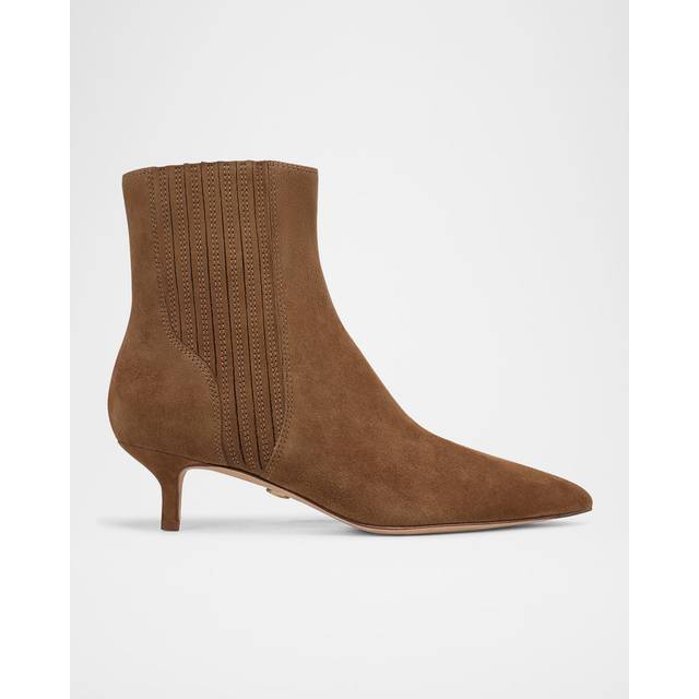 Veronica Beard Lisa Kitten-Heel Bootie Hazelwood - 6