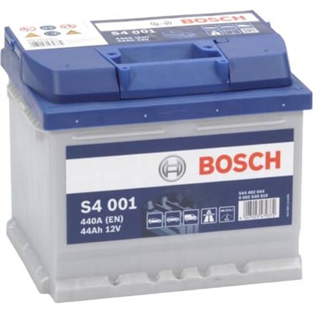 Bosch S4 001 Car Battery 44 A/h - 440 A - 12 V Battery, Type 063, Lead-acid for Non-Start/Stop Vehicles, Left (-) Right (+), 207 x 175 x 175 mm