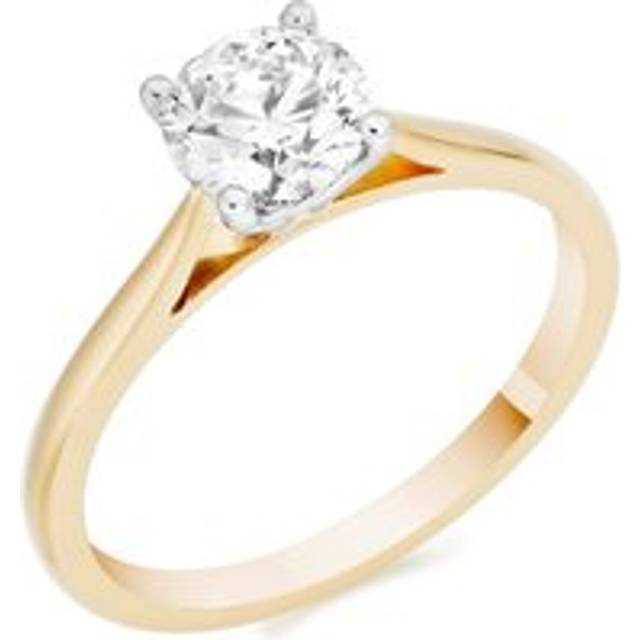 Once 18ct Yellow Gold Diamond Solitaire Engagement Ring - Gold/Yellow Gold