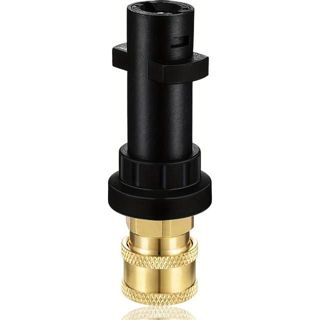 TEMU Fubesti Pressure Washer Adapter Fitting For Karcher -k7 Series - Heavy-duty Black & Connector With Brass Threads, Durable High-pressure Washer Accessory