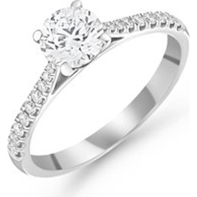 Once Platinum Diamond Solitaire Engagement Ring