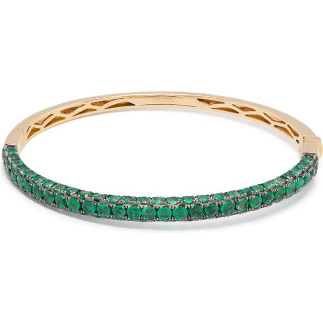 SHAY - 18K yellow gold emerald bracelet - women - Diamond/18kt Yellow Gold/Emerald - One Size