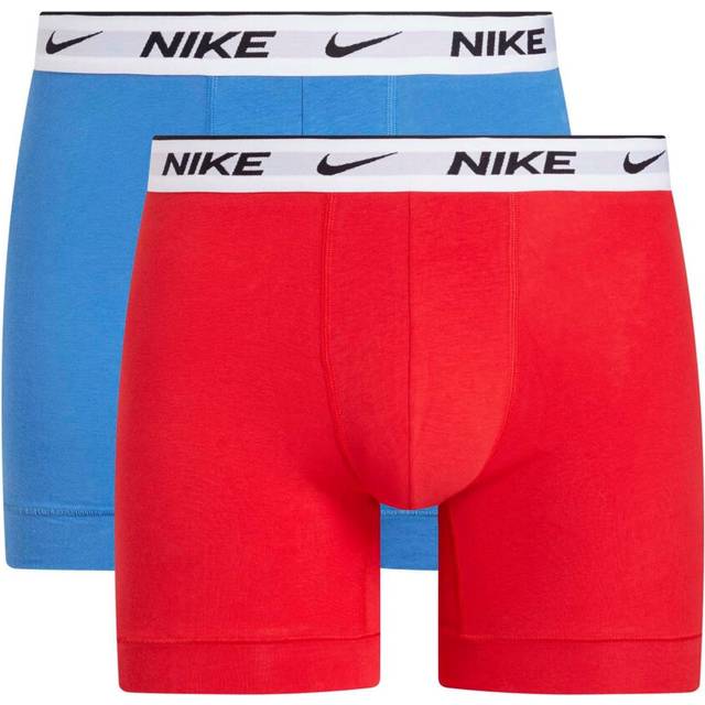 (S, Red/Blue) Nike Mens Swim Briefs (Pack of 2)