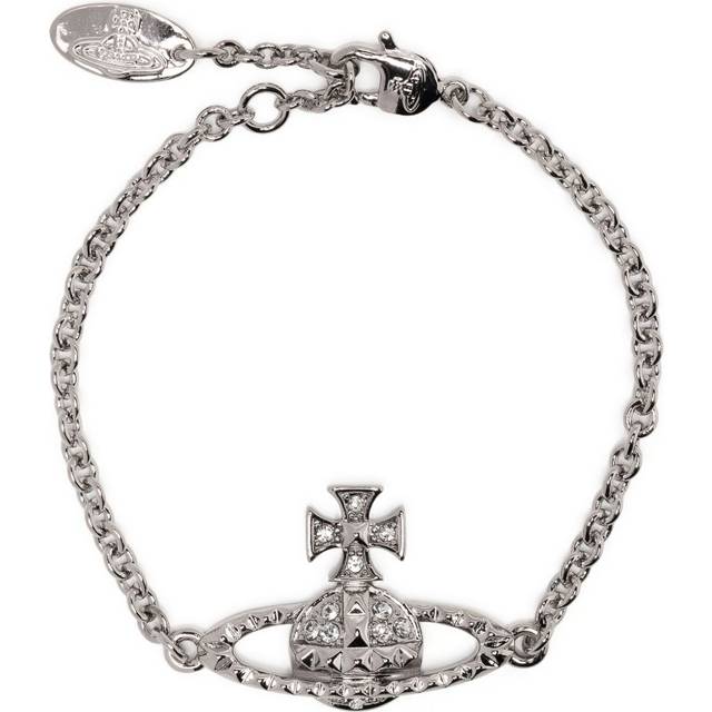 Vivienne Westwood - Mayfair Orb-plaque bracelet - women - Brass - OS - Silver
