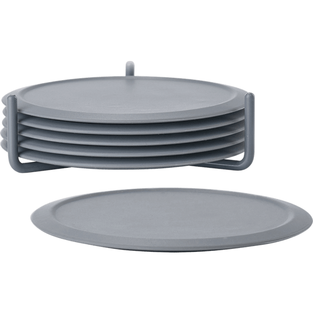 Zone Denmark Zone Denmark glass coasters with holder Cool gray