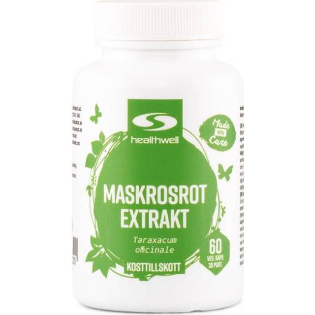 Healthwell Maskrosrot Extrakt, 60 kaps