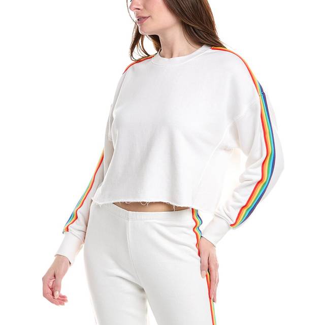 Spiritual Gangster Rainbow Cropped Pullover