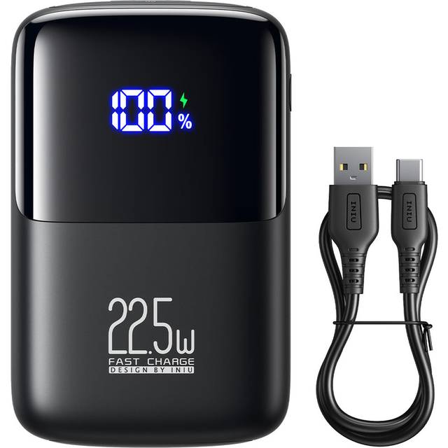 INIU Power Bank, 22.5W Fast Charging 10000mAh Battery Pack USB C Input & Output Portable Charger, PD3.0 QC4.0 Mini Portable Battery Bank