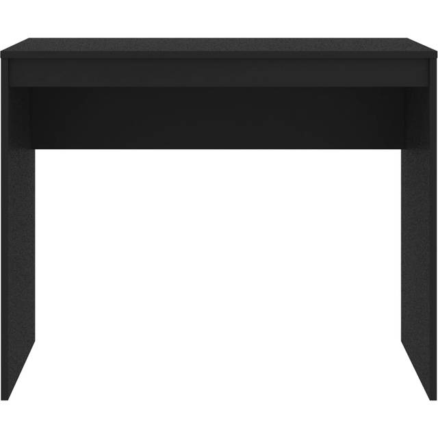 Skrivbord svart 90x40x72 cm konstruerat trä