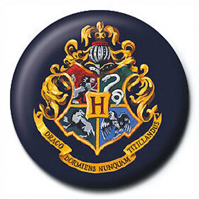 Harry Potter Hogwarts Crest Pin Badge New UK Official