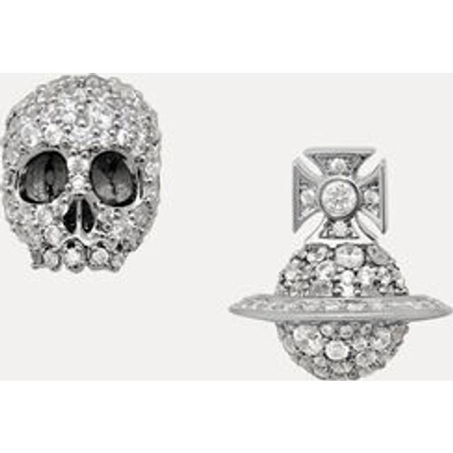 Vivienne Westwood Circe Stud Earrings Silver Cubic Zirconia Women - ---